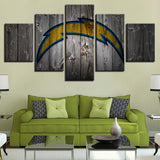 Up to 30% OFF Los Angeles Chargers Wall Art Wooden Canvas Print