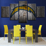 Up to 30% OFF Los Angeles Chargers Wall Art Wooden Canvas Print