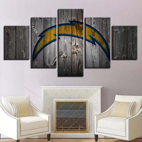 Up to 30% OFF Los Angeles Chargers Wall Art Wooden Canvas Print