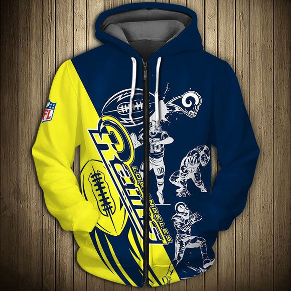 Up To 20% OFF Los Angeles Rams 3D Hoodies Player Football