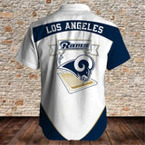 15% OFF Men’s Los Angeles Rams Button Down Shirt For Sale