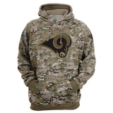 Up To 20% OFF Los Angeles Rams Camo Hoodie Cheap - Limited Time Sale