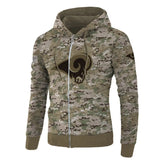 Up To 20% OFF Los Angeles Rams Camo Hoodie Cheap - Limited Time Sale