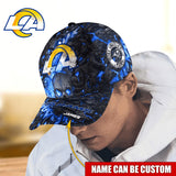 The Best Cheap Los Angeles Rams Caps Skull Custom Name