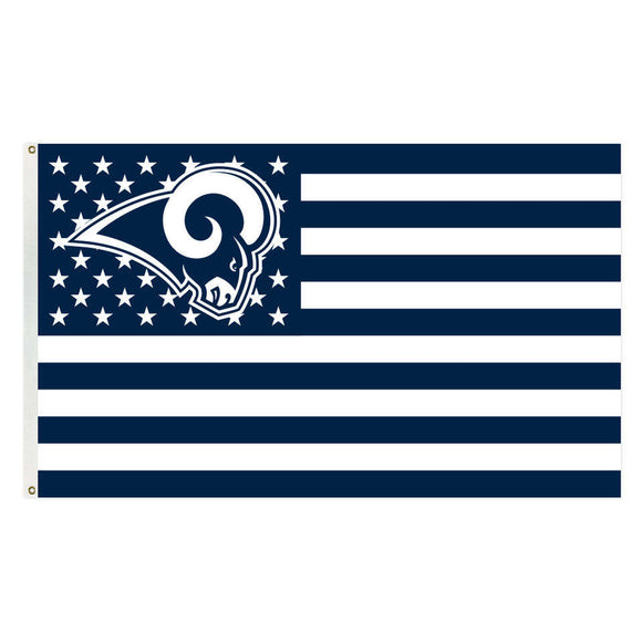 25% OFF Los Angeles Rams Flag American Stars & Stripes For Sale