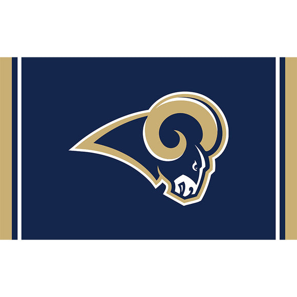 UP TO 25% OFF Los Angeles Rams Flags 3x5 Logo Two Strip - Only Today
