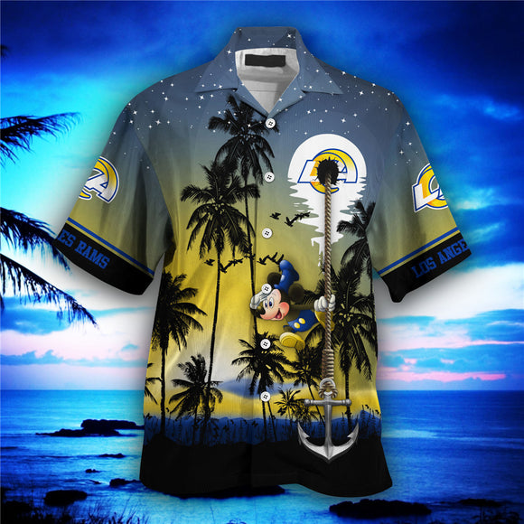 18% OFF Cheap Los Angeles Rams Hawaiian Shirt Hawaii Night Sky