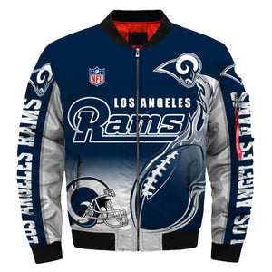17% OFF Men’s Los Angeles Rams Jacket Helmet - Limitted Time Offer