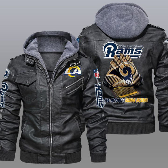 30% OFF New Design Los Angeles Rams Leather Jacket For True Fan
