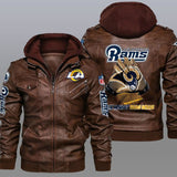 30% OFF New Design Los Angeles Rams Leather Jacket For True Fan
