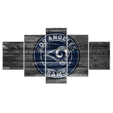 30% OFF Los Angeles Rams Wall Decor Wooden No 2 Canvas Print