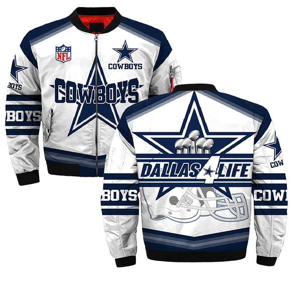 Men Dallas Cowboys Championship Jacket Footballfan365