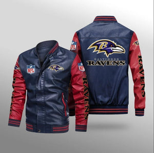Men's Baltimore Ravens Leather Jacket Limited Edition Footballfan365