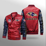 Men's Baltimore Ravens Leather Jacket Limited Edition Footballfan365