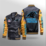 Men's Carolina Panthers Leather Jacket Limited Edition Footballfan365