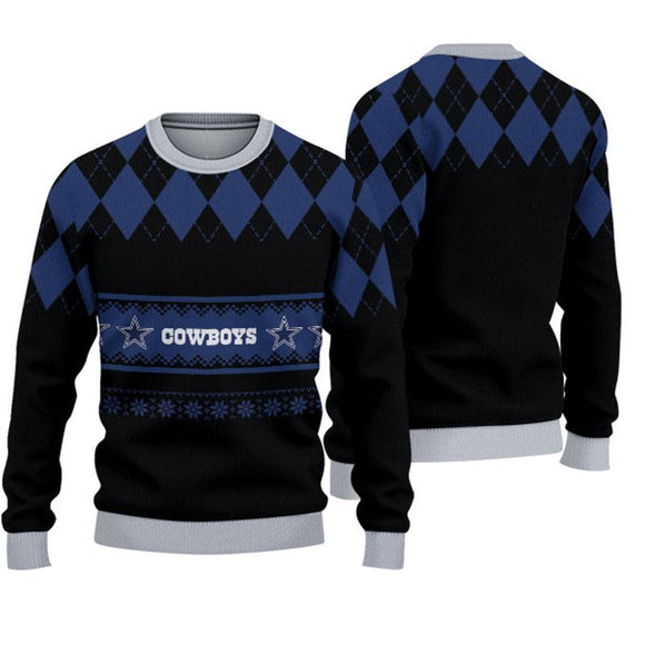 Men’s Dallas Cowboys Crewneck Sweatshirt Christmas Footballfan365