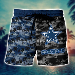 Men’s Dallas Cowboys Hawaiian Shorts Footballfan365
