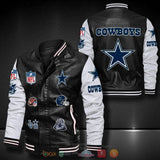 Men's Dallas Cowboys Leather Bomber Jackets Footballfan365