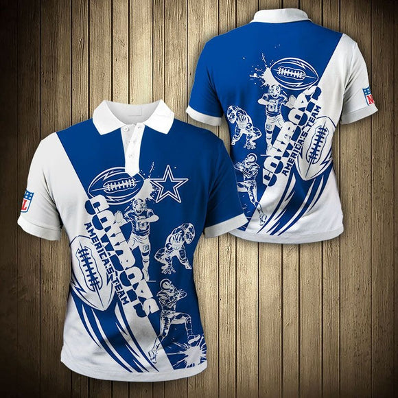 Men’s Dallas Cowboys Polo Shirt America’s Team Footballfan365