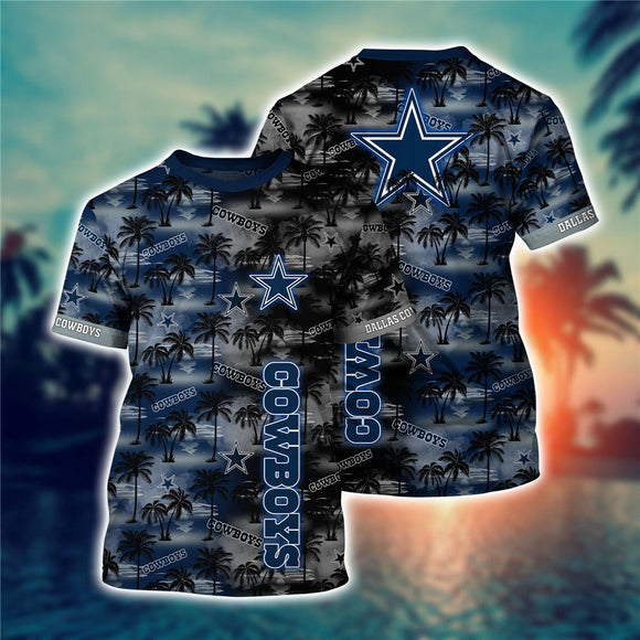 Men’s Dallas Cowboys T-shirt Coconut Tree Footballfan365