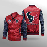 Men's Houston Texans Leather Jacket Limited Edition Footballfan365