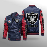 Men's Las Vegas Raiders Leather Jacket Limited Edition Footballfan365