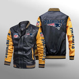 Men's New England Patriots Leather Jacket Limited Edition Footballfan365