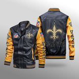 Men's New Orleans Saints Leather Jacket Limited Edition Footballfan365