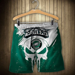 Men’s Philadelphia Eagles Skull Shorts Footballfan365