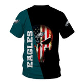 Men’s Philadelphia Eagles T Shirt Flag USA Footballfan365