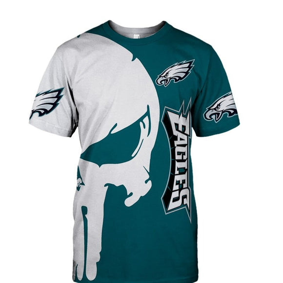Men's Philadelphia Eagles T Shirt Punisher Footballfan365