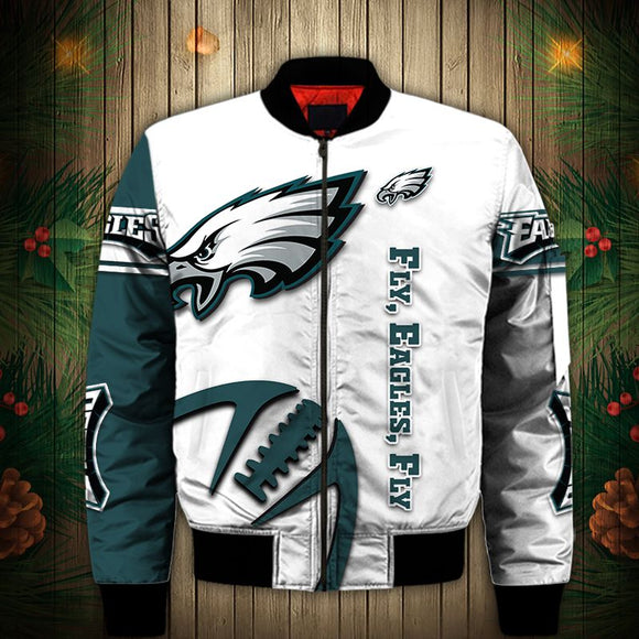 Men’s Philadelphia Eagles Winter Jacket Fly Eagles Fly Footballfan365