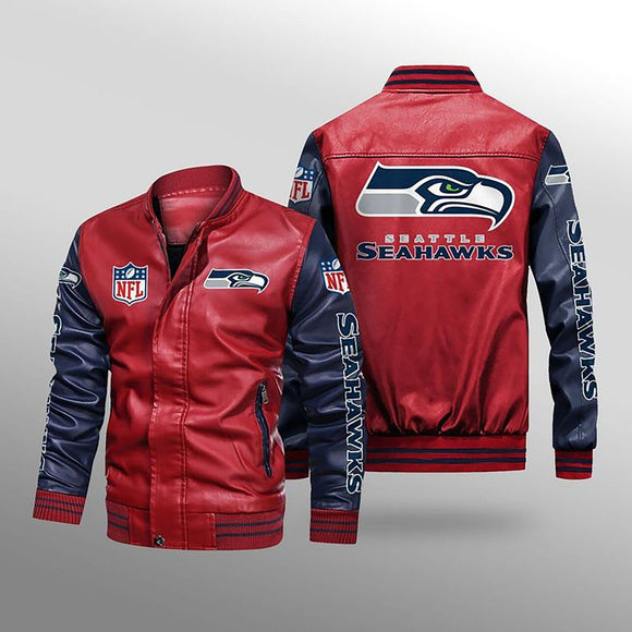 Men's Seattle Seahawks Leather Jacket Limited Edition Footballfan365