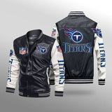 Men's Tennessee Titans Leather Jacket Limited Edition Footballfan365