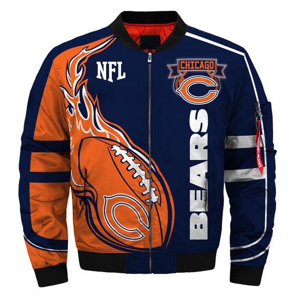 17% OFF Best Men Chicago Bears Jacket Football Cheap - Plus size