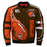 17% OFF Best Men Cleveland Browns Jacket Football Cheap - Plus size