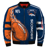 17% OFF Best Men Denver Broncos Jacket Football Cheap - Plus size