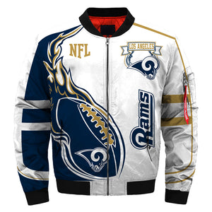 17% OFF Best Men Los Angeles Rams Jacket Football Cheap - Plus size