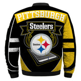 17% OFF Best Men Pittsburgh Steelers Jacket Football Cheap - Plus size