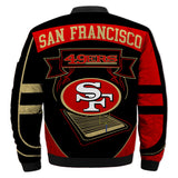 17% OFF Best Men San Francisco 49ers Jacket Football Cheap - Plus size