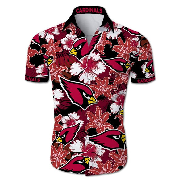 15% OFF Men's Arizona Cardinals Hawaiian Shirt On Sale