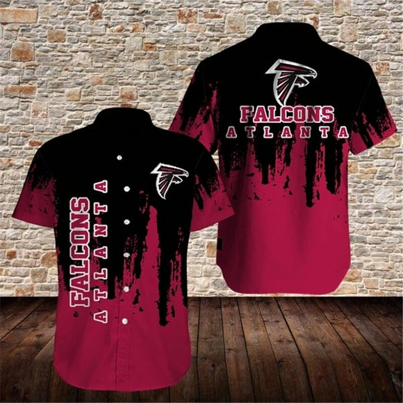 15% OFF Men’s Atlanta Falcons Button Down Shirt Graffiti On Sale