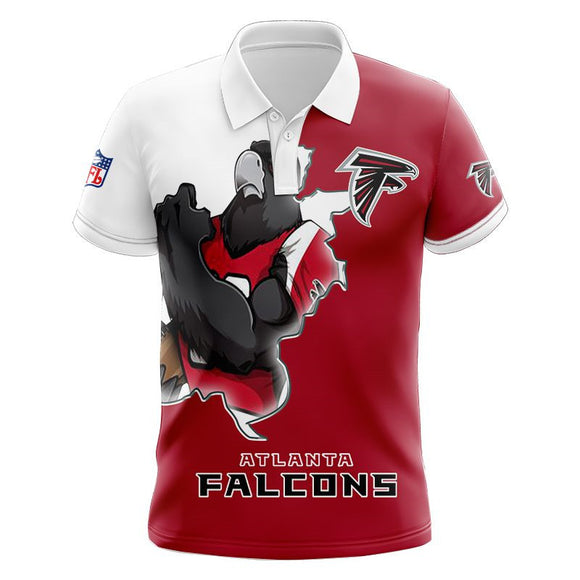 20% OFF Men’s Atlanta Falcons Polo Shirt Mascot On Sale
