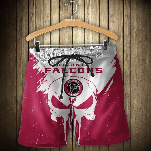 15% SALE OFF Men’s Atlanta Falcons Skull Shorts For Sale