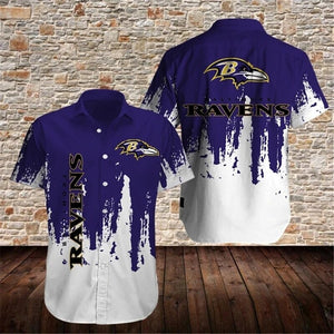15% OFF Men’s Baltimore Ravens Button Down Shirt Graffiti On Sale