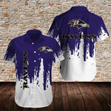 15% OFF Men’s Baltimore Ravens Button Down Shirt Graffiti On Sale