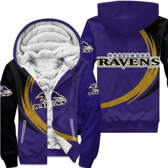 20% OFF Vintage Baltimore Ravens Fleece Jacket - Limited Time Offer