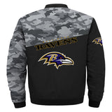 17% OFF Men's Baltimore Ravens Military Jacket - Limited Time Offer