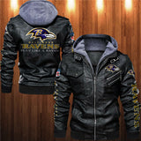 30% OFF Best Men’s Baltimore Ravens Faux Leather Jacket On Sale