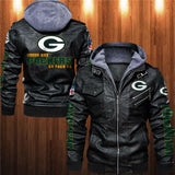 30% OFF Best Men’s Green Bay Packers Faux Leather Jacket On Sale
